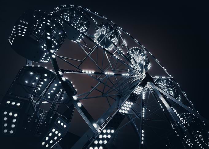 Ferris Wheel at Night