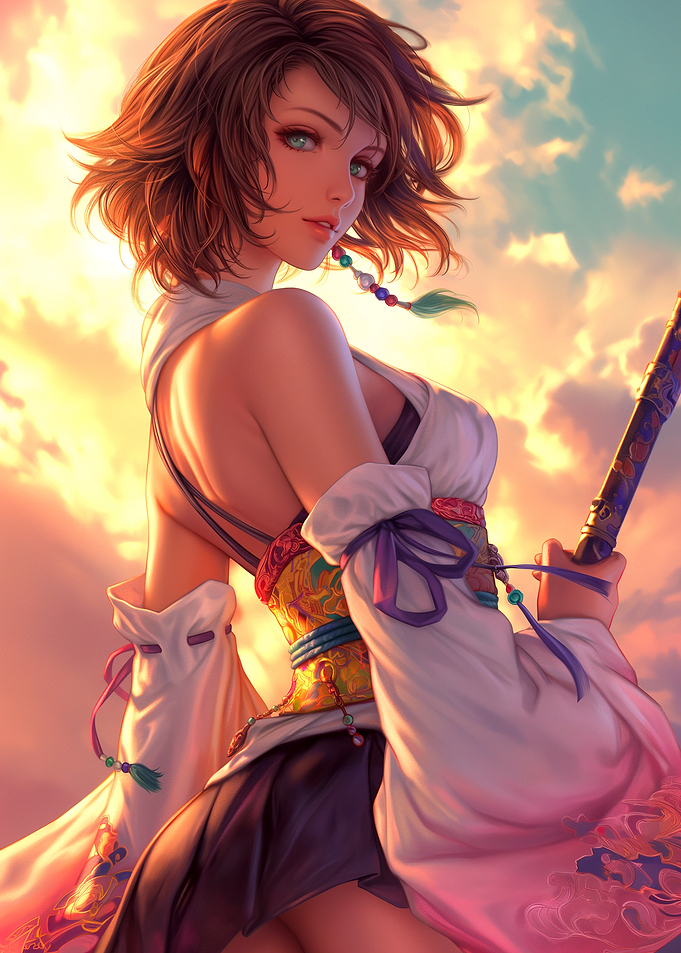 Yuna Final Fantasy X Artwork