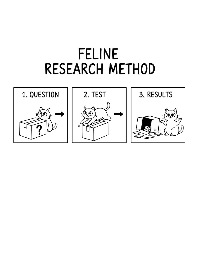Feline Research Method Comic