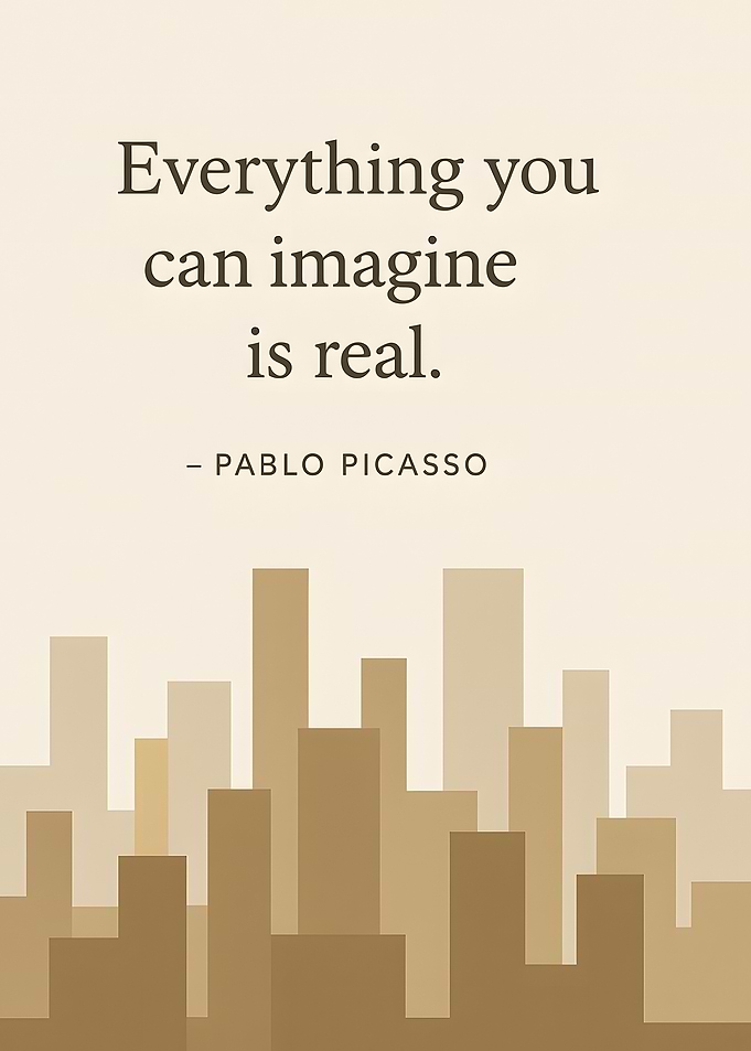 Everything you can imagine is real