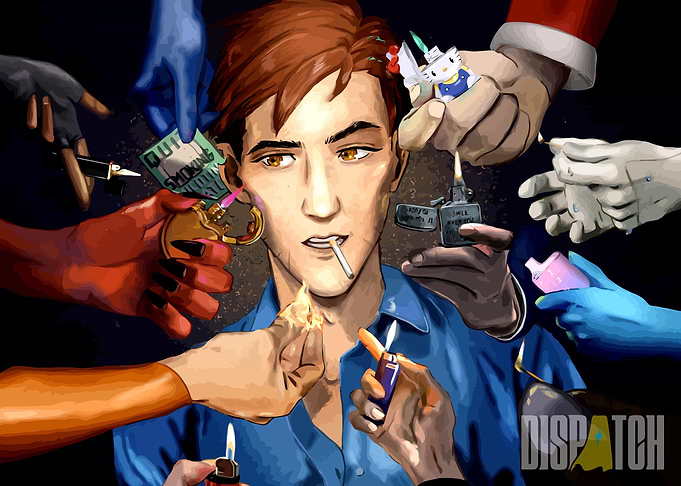 Robert Dispatch Hands Offering Light
