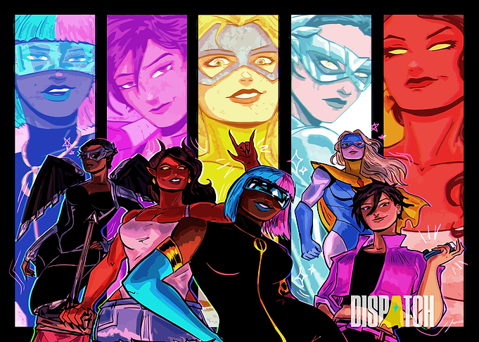 Women Dispatch Character Art