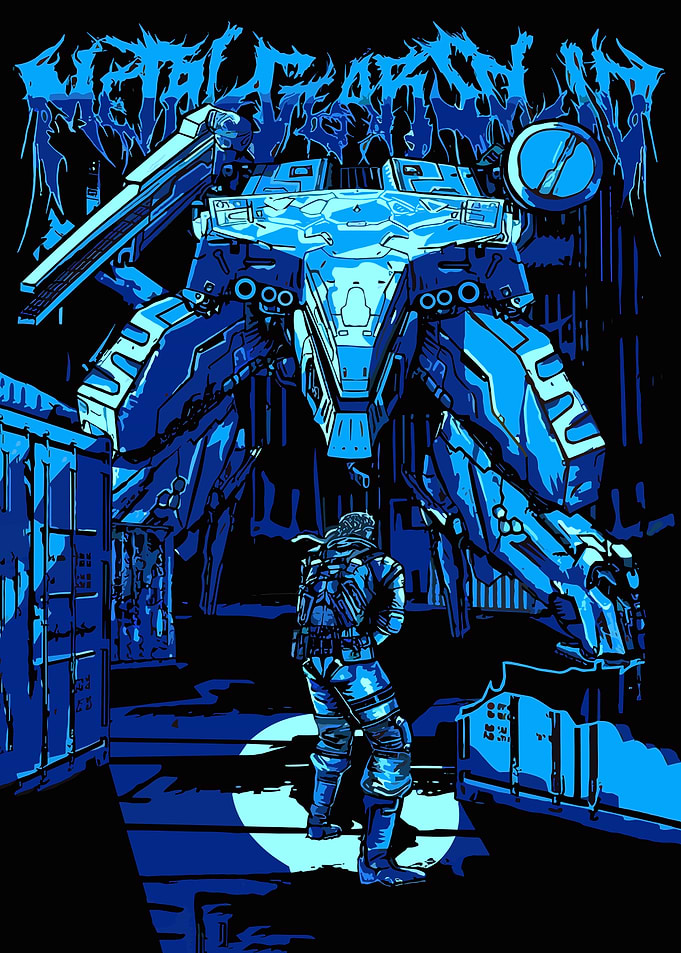 Metal Gear Solid Game Rex Confrontation