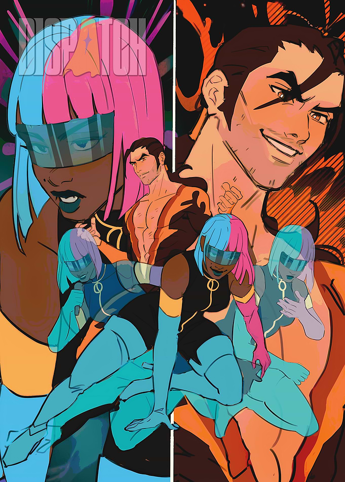 Dispatch Comic Book Cover Art
