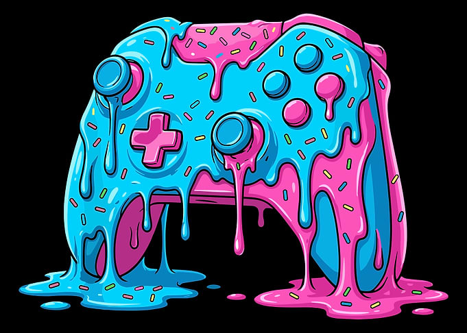 Donut Glazed Game Controller