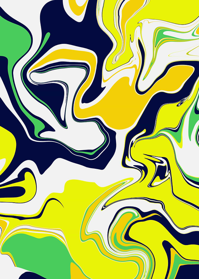 Abstract Swirls of Color