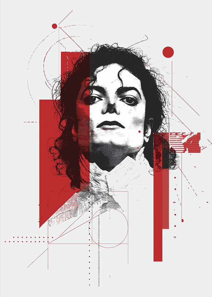 Michael Jackson Geometric Art
