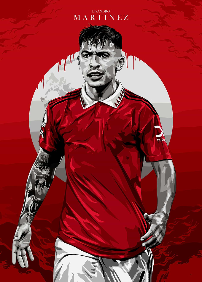 Lisandro Martinez Football Art