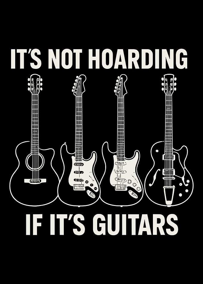 It's Not Hoarding If It's Guitars