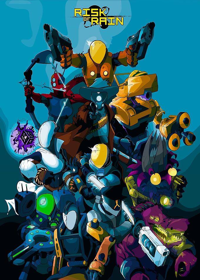 Risk of Rain character group shot