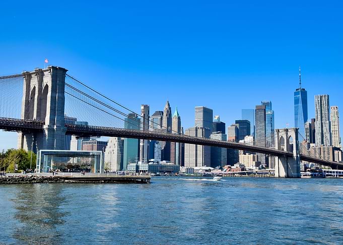 Brooklyn Bridge and Manhattan Skyline