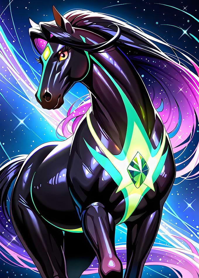 Cosmic Horse Digital Art