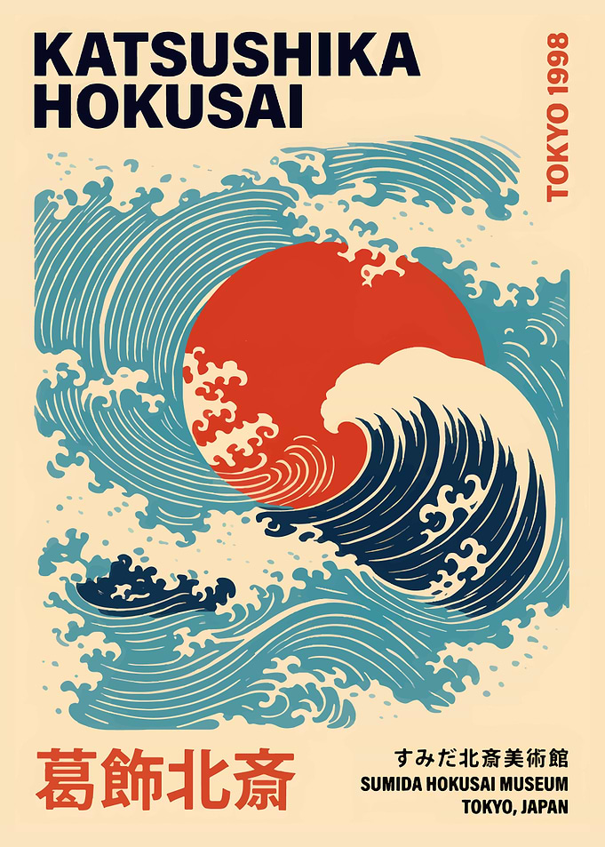 Katsushika Hokusai Wave Art Print