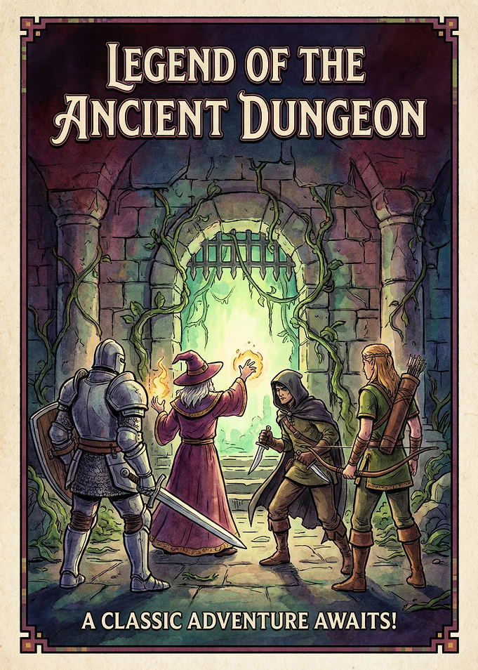 Legend of the Ancient Dungeon Artwork