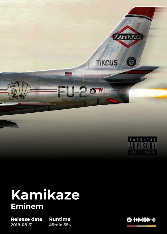 Eminem - Kamikaze Album Cover