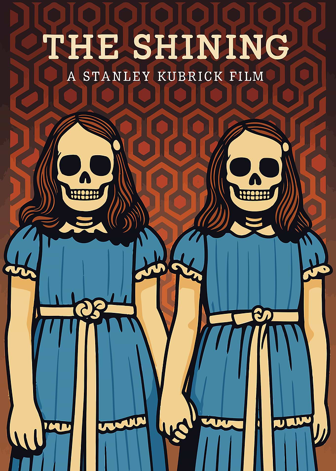 The Shining Twins Skeleton Art