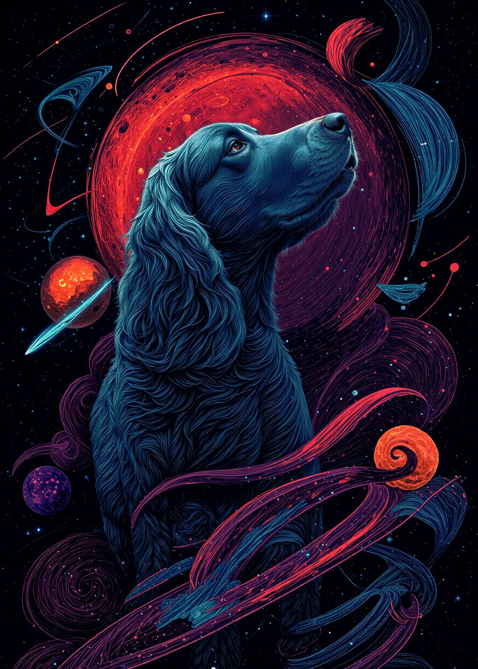 Springer Spaniel Abstract