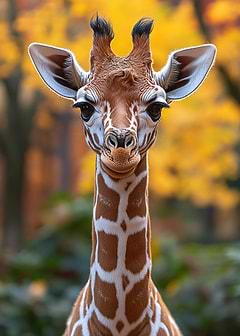 Adorable Giraffe Portrait