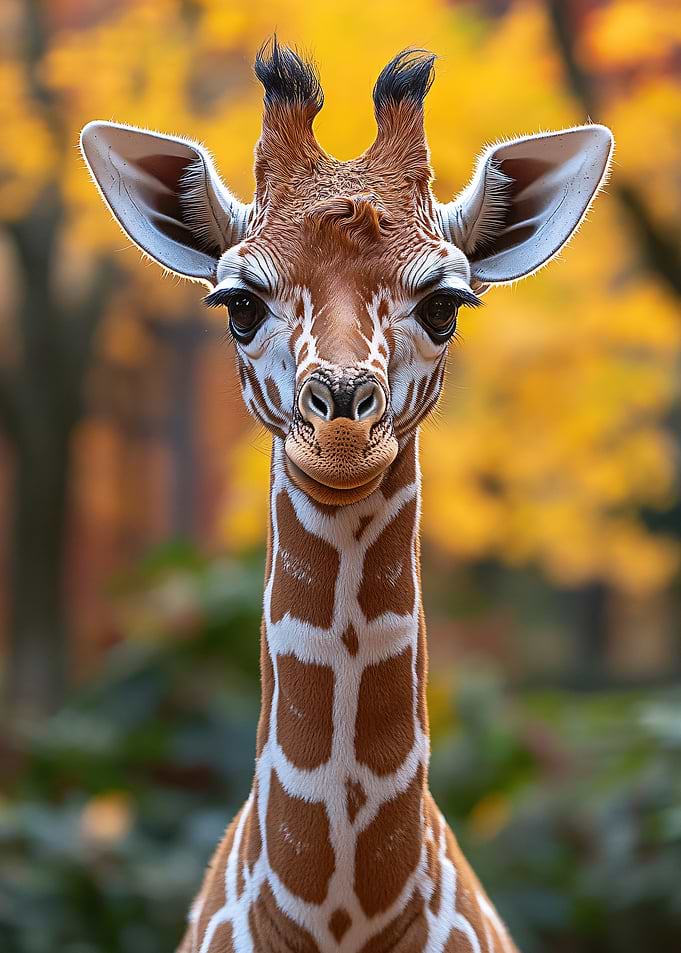 Adorable Giraffe Portrait
