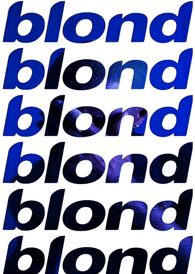 Blond Frank Ocean Album Cover Art