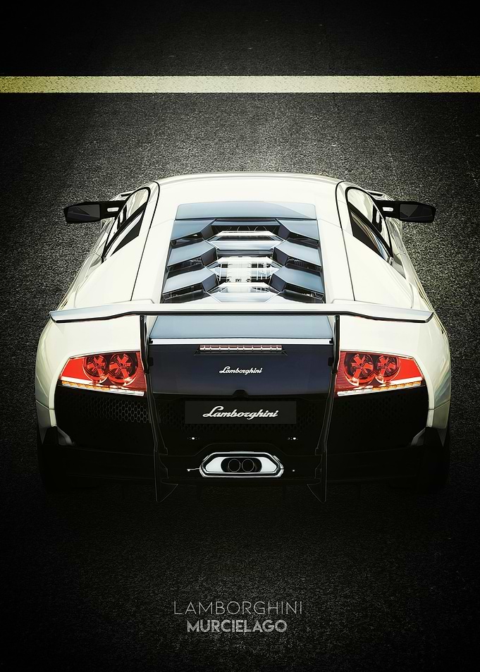Lamborghini Murcielago Poster