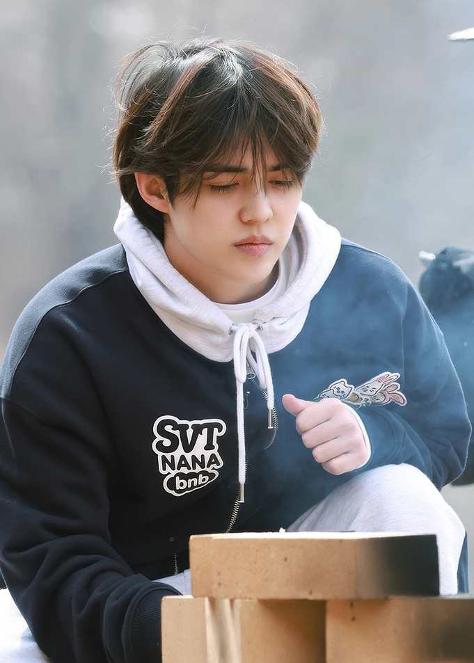 S.Coups in Hoodie seventeen