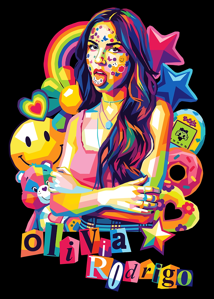 Olivia Rodrigo Pop Art