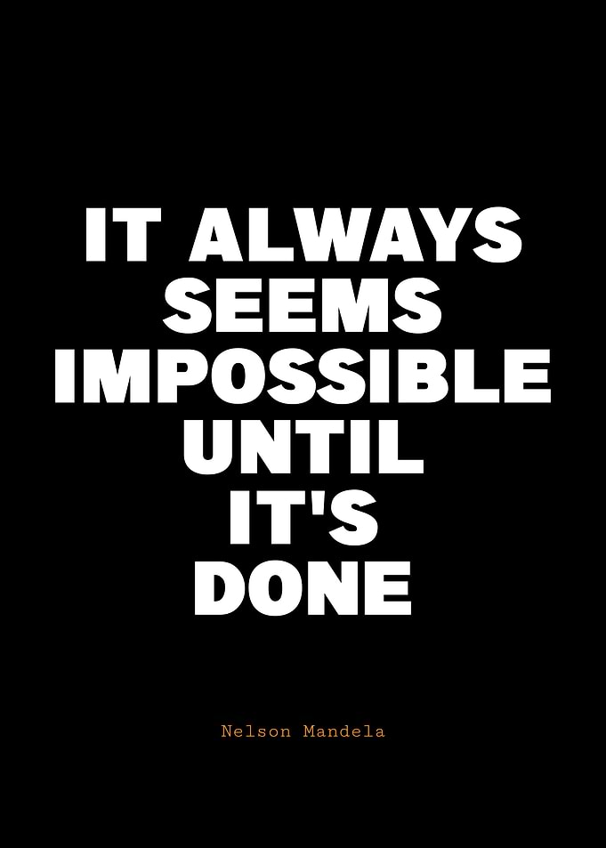 Inspirational Quote by Nelson Mandela