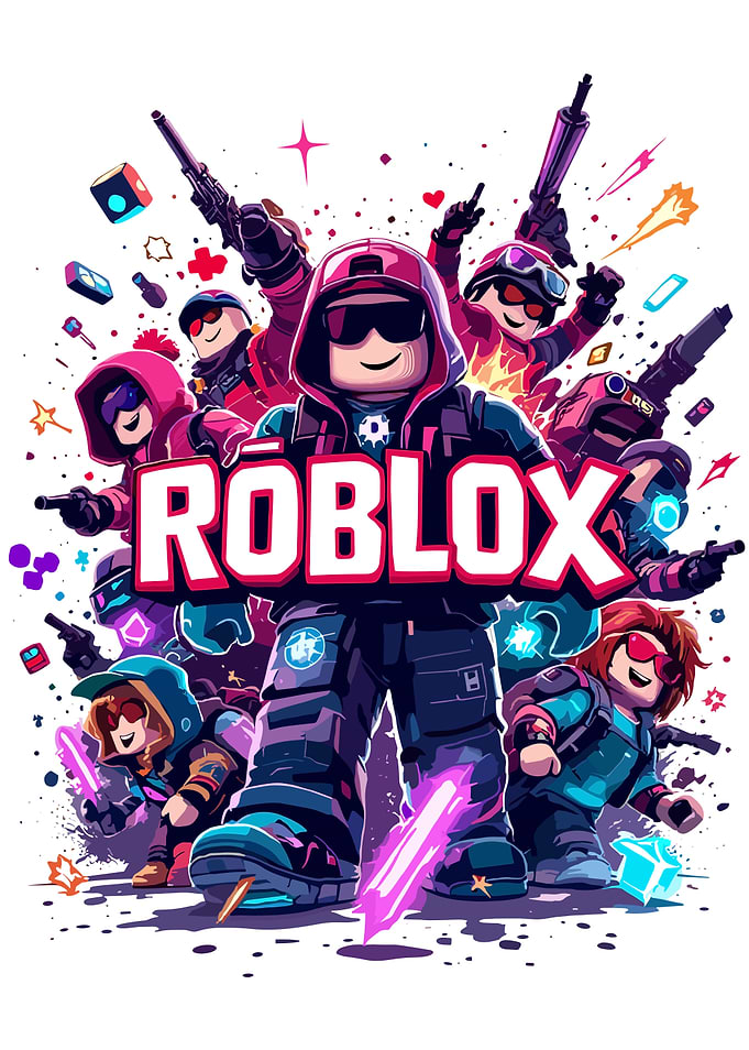 Roblox Characters Action Scene
