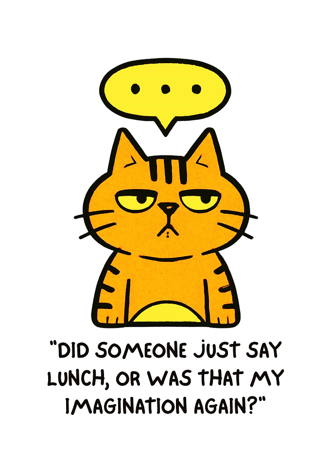 Grumpy Cat Lunch Imagination Cartoon