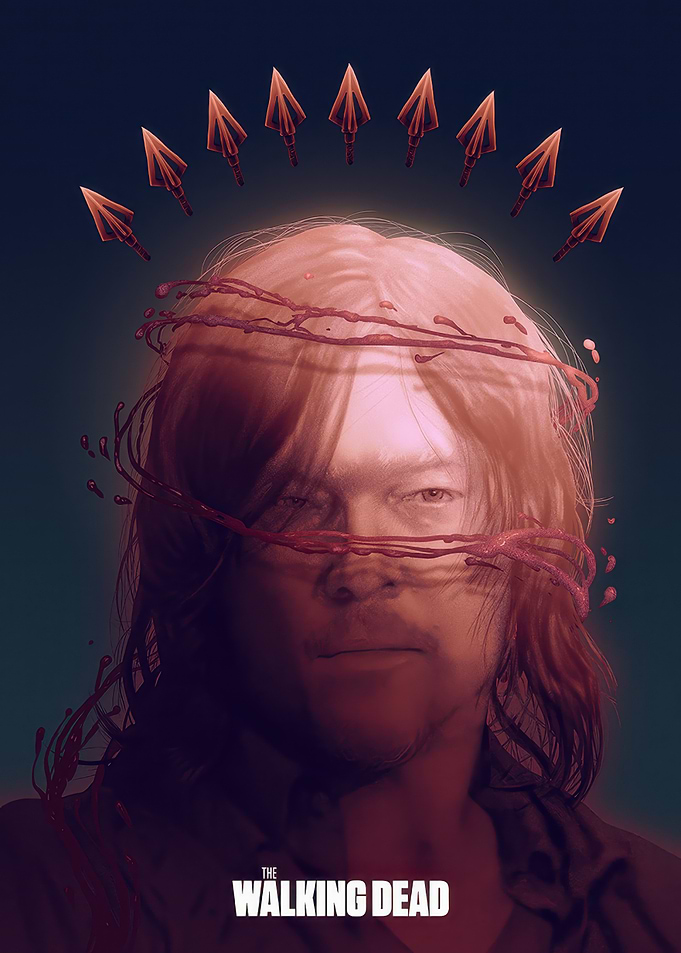 The Walking Dead: Daryl Dixon Portrait