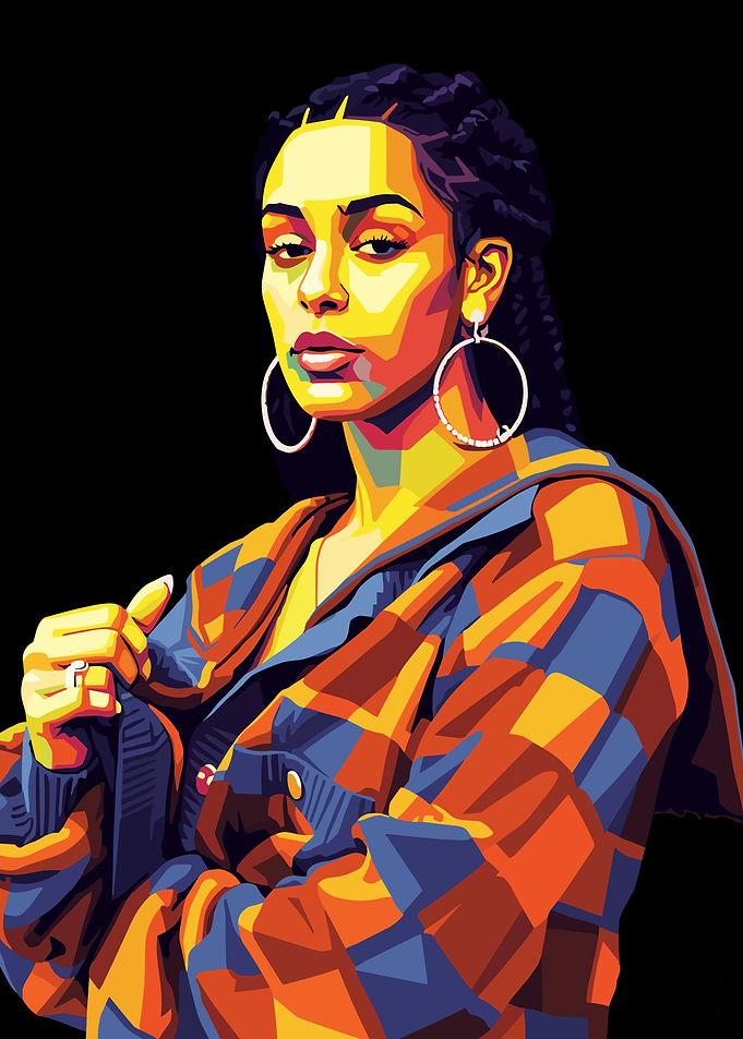 Jorja Smith Pop Art Portrait