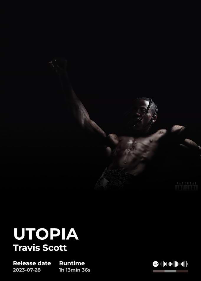 Travis Scott Utopia Album Cover