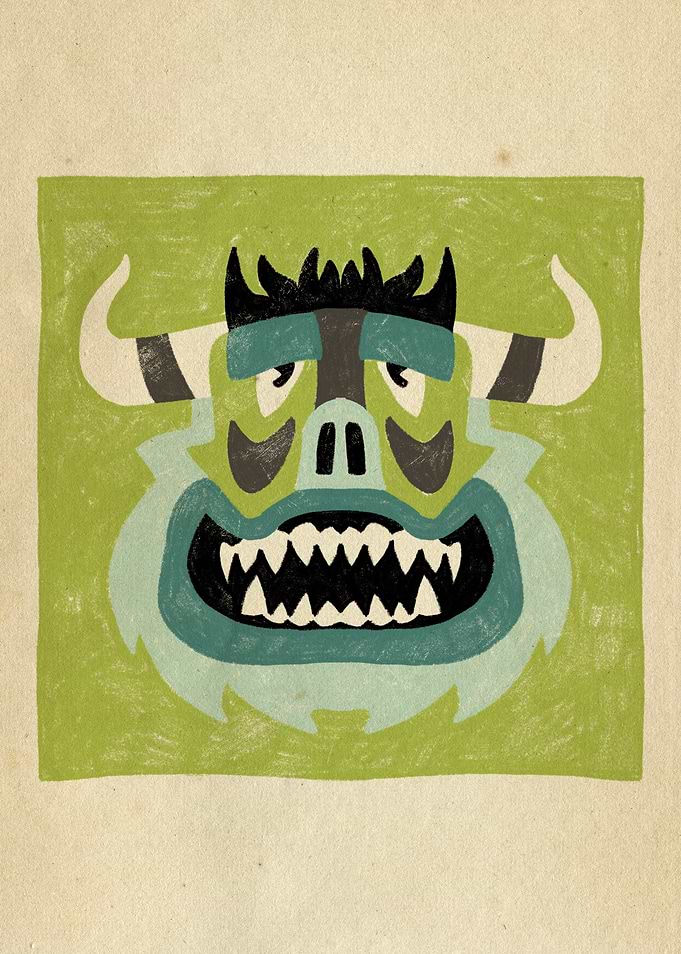 Dancing Diablitos - Monster Faces
