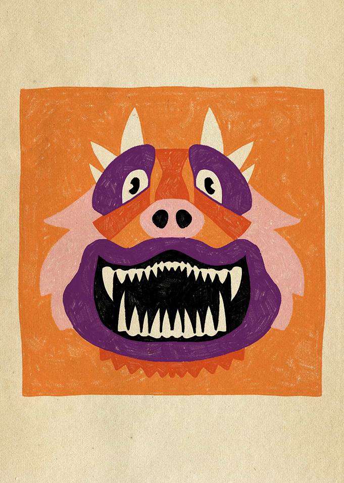 Dancing Diablitos - Monster Faces