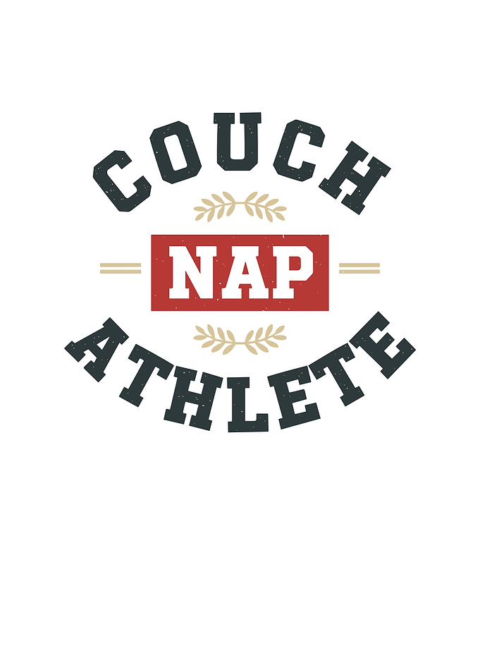 Couch Nap Athlete Graphic