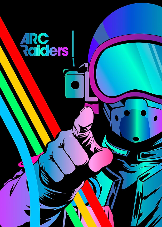 Arc Raiders Neon Illustration
