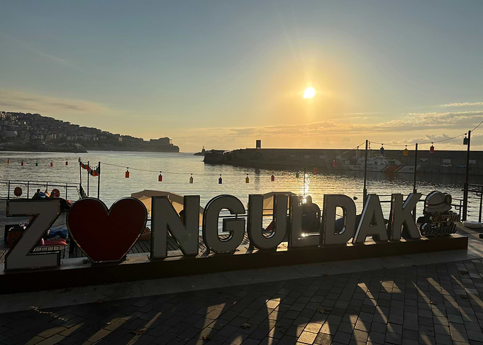 Zonguldak at Sunset