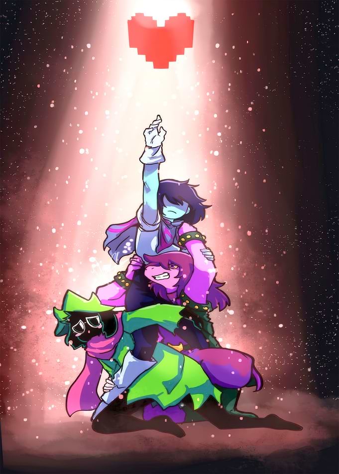 Deltarune Teamwork Heart
