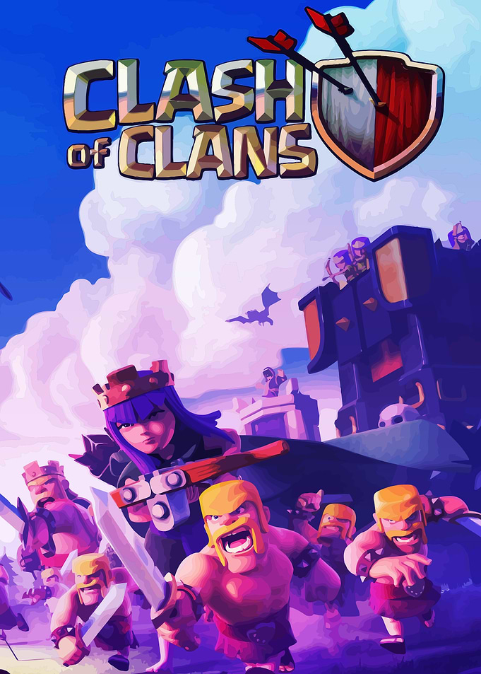 Clash of Clans Game Poster