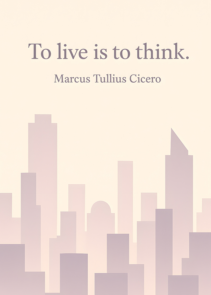 To live is to think