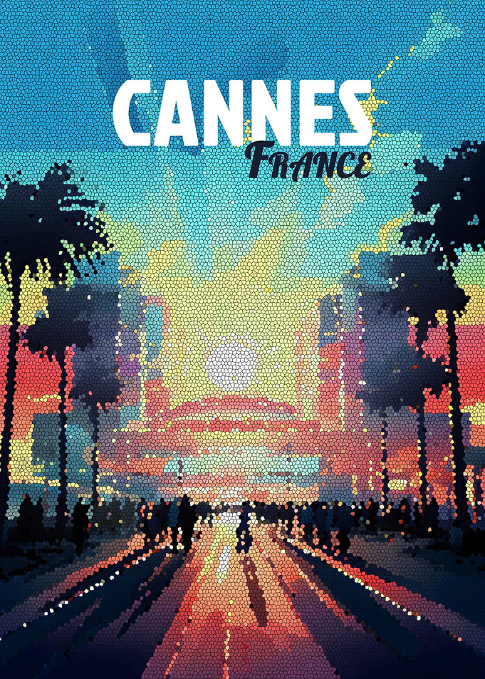 Cannes, France Mosaic Art