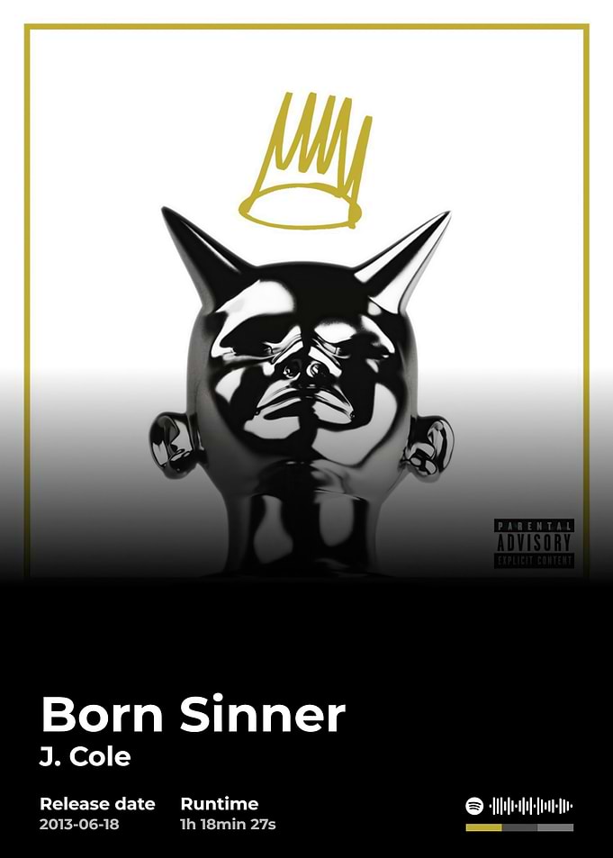 J. Cole - Born Sinner Album