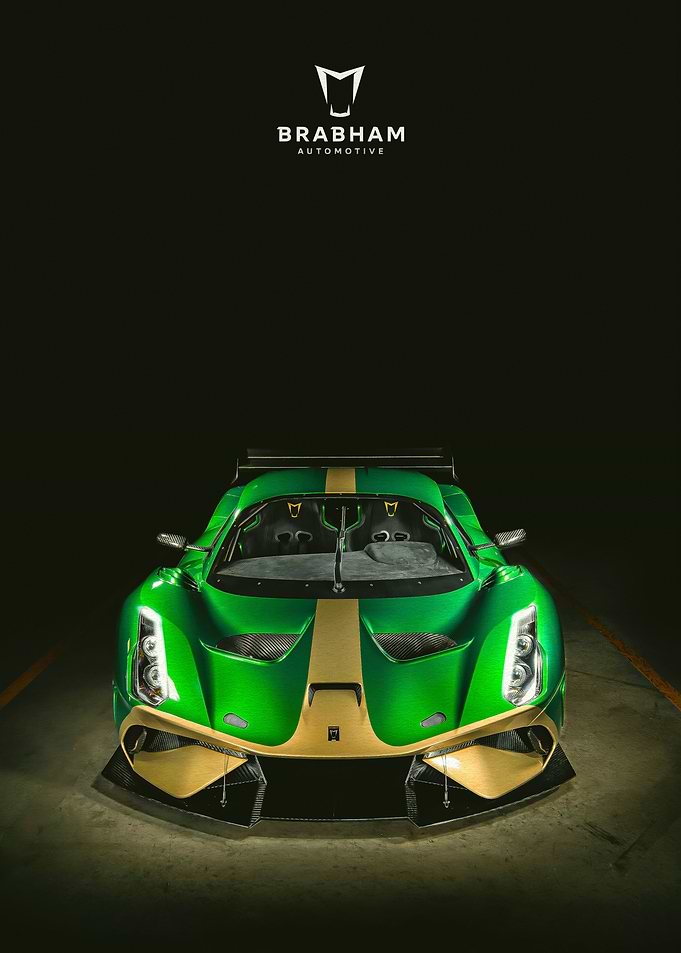 Brabham Automotive BT62 Green and Gold