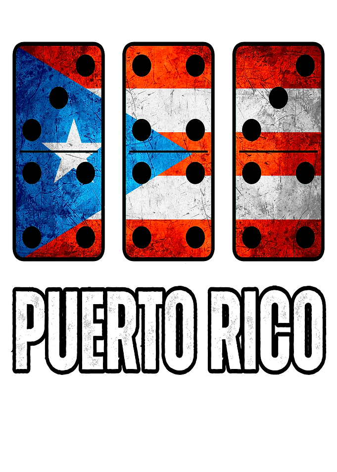 Puerto Rico Flag Dominoes