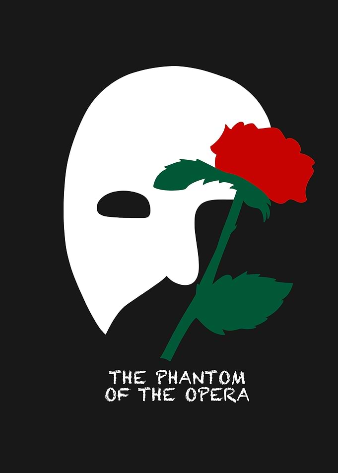 Phantom of the Opera Minimalist Art