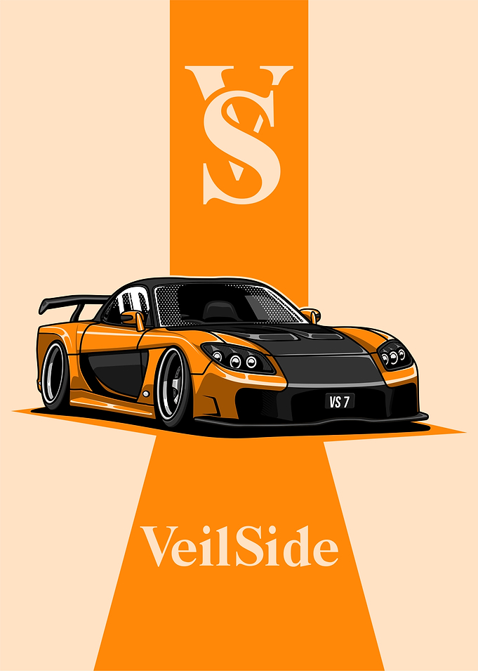 RX-7 VeilSide Front