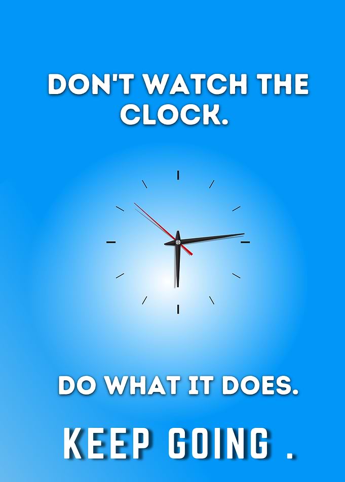 Don't Watch the Clock Poster