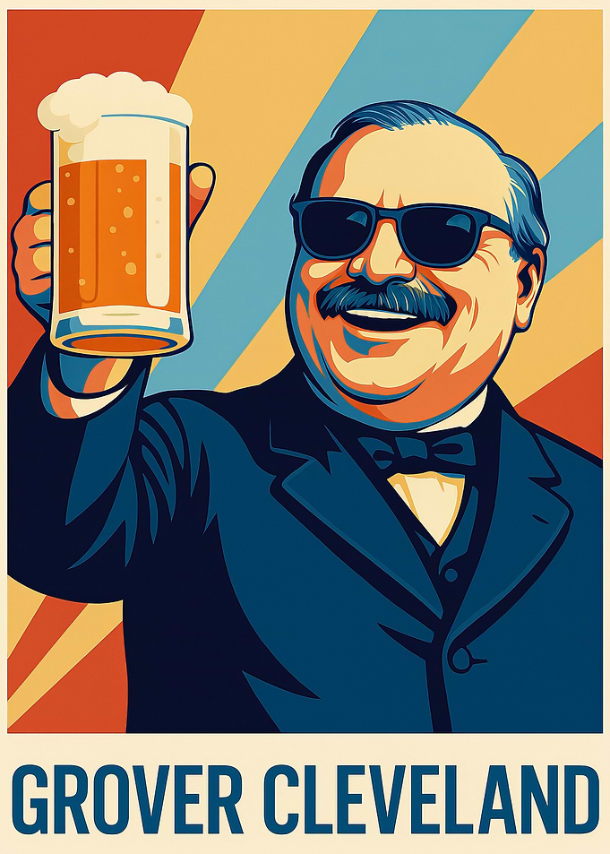 Grover Cleveland Beer Poster