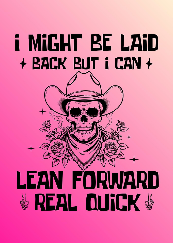Laid Back Cowboy Skull